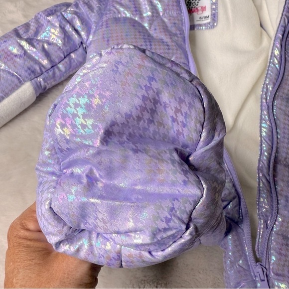 NWT Kensie Girl iridescent lilac infant snow suit size 6/9 months - Picture 8 of 13